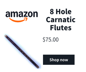 8 Hole Carnatic Flutes