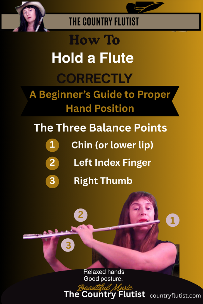 How to Hold a Flute Correctly | The Country Flutist